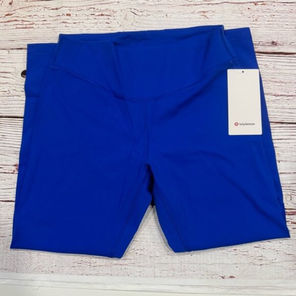 NWT Lululemon Wunder Under SmoothCover Tight 25" in Cerulean Blue Sz 12 - Picture 2 of 10